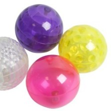 4 balles sensorielles lumineuses