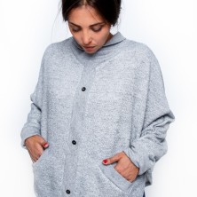 Poncho gris